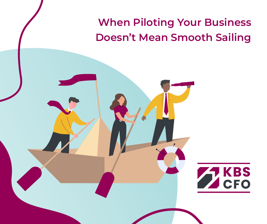 Team of business professionals on a sail boat